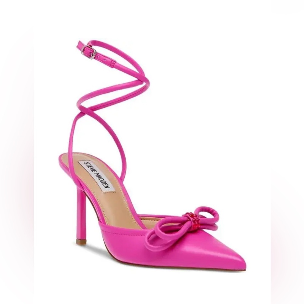 Steve Madden Fuchsia Bow Heels